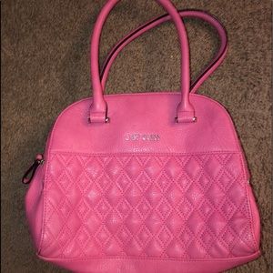Pink G by guess purse.
